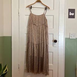 Carly Jean Los Angeles CJLA gold summer dress women’s sz XL